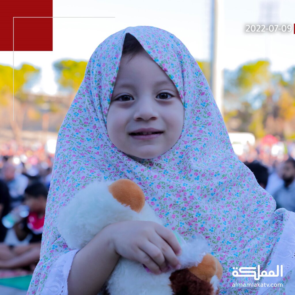 تصاویر نماز عید قربان در  کشورهای عربی | پوشش زیبا و سنتی دختران غزه را ببینید