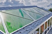 صفحات خورشیدی زیست‌محیطی در نقش پنجره ساختمان | هم برق تولید می‌کنند و هم اکسیژن