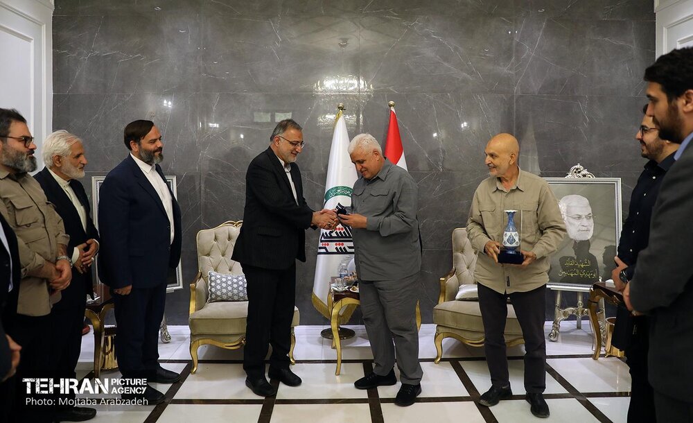 دیدار زاکانی با رئیس حشد الشعبی عراق