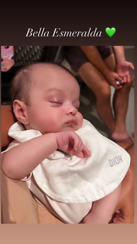 تصویری زیبا از کوچکترین فرزند رونالدو و جورجینا