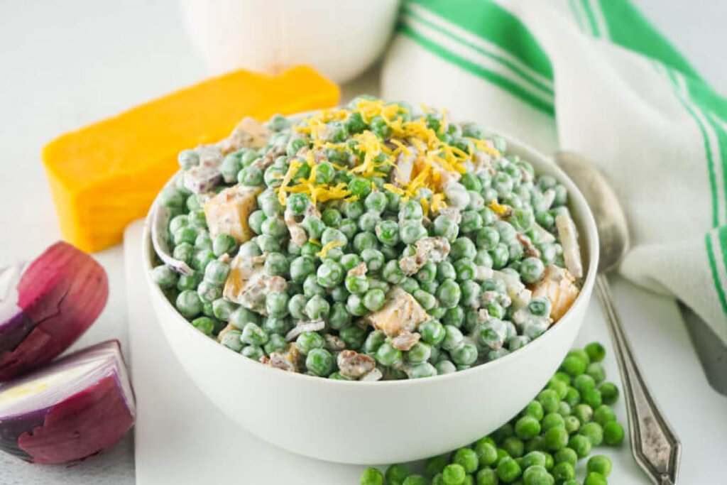 Pea salad - سالاد نخود فرنگی - سالاد نخود سبز