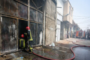 آتش‌سوزی شدید در آبادان | علت حادثه هنوز مشخص نیست
