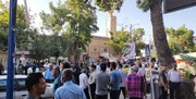 تصاویر تجمع مردم ارومیه؛ شعارهای معترضین | دستگیری اشراری که قصد برهم زدن امنیت را داشتند | فراخوان گروه‌های پان ترک ناکام ماند
