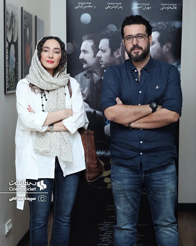 عکس و ویدئو | استقبال شلوغ و پر شور از حامد آهنگی | همراهی این طنزپرداز با هانیه توسلی و محسن کیایی در اکران مردمی بی صدا حلزون |