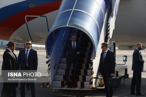 پوتین وارد تهران شد