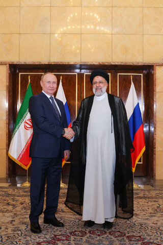دیدار پوتین و رئیسی در تهران