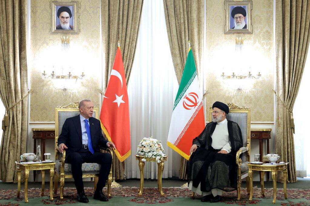 رئیسی و اردوغان -  گفتگوی دوجانبه