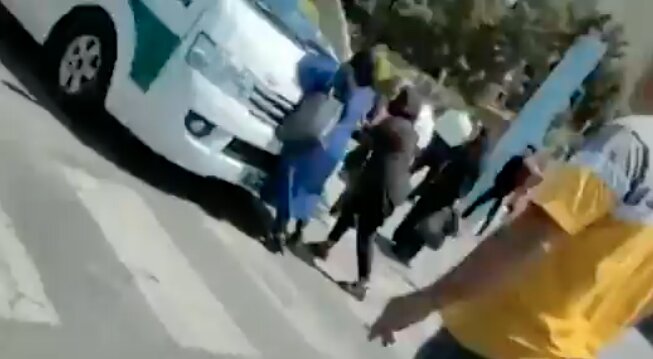 عکس | واکنش پلیس به ویدئوی برخورد گشت ارشاد با یک مادر | با سرتیم برخورد شد