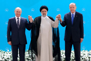 بازتاب سفر پوتین و اردوغان به تهران در رسانه های جهانی | مُشتی به صورت آمریکا  |منشأ استیصال اسرائیل و کشورهای عربی به روایت بلومبرگ