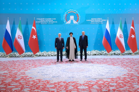 رئیسی و  اردوغان و پوتین - روند آستانه