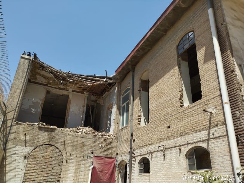خطر تخریب در کمین خانه تاریخی در باغ سپهسالار