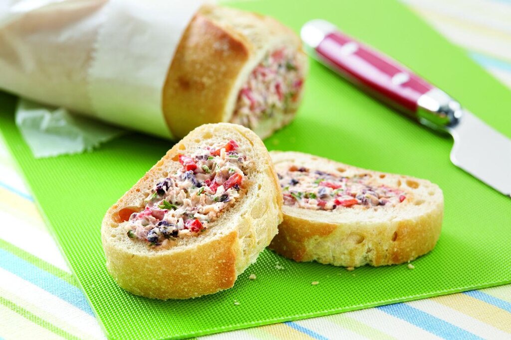 stuffed baguette - باگت شکم پر - صبونه- صبحانه - ساندویچ