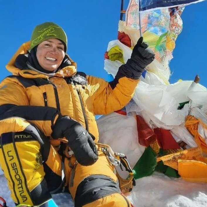 عکس | صعود نخستین زن ایرانی به دومین قله بند جهان | افتخارآفرینی بانوی کشورمان با فتح «K2» 