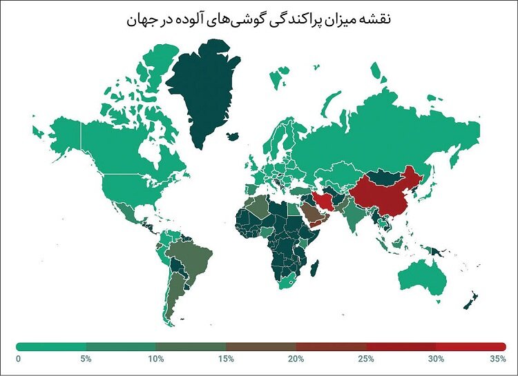 ایران اولین زامبی گوشی آلوده در سرویس حملات سایبری است