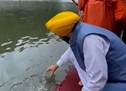 تصاویر | نوشیدن آب رودخانه کار دست آقای وزیر داد | وزیر راهی بیمارستان شد
