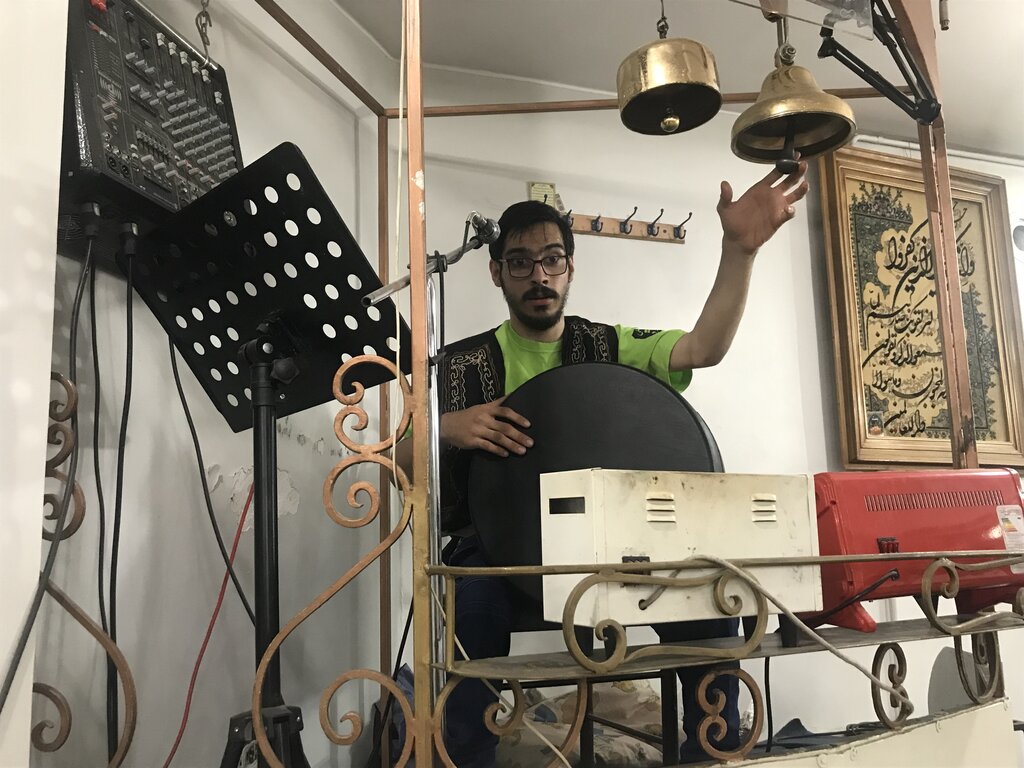 اولین مرشد معلول کشور را بشناسید