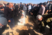 تصاویر خاکسپاری مجید عبدالباقی در کنار مالک متروپل | شیون مادر برادران عبدالباقی