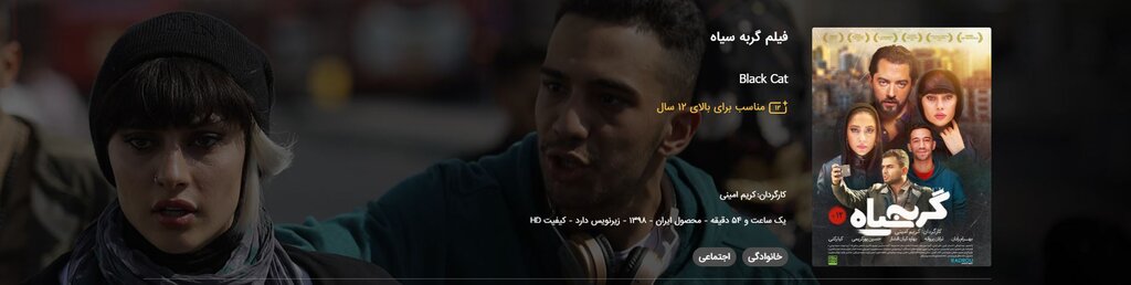 دانلود فیلم گربه سیاه نسخه کامل (لینک مستقیم با کیفیت بالا و حجم رایگان)