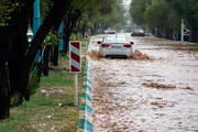 ببینید | بارش شدید باران در گرگان؛ خطر بروز سیل | آبگرفتگی گسترده خیابان و خانه‌ها