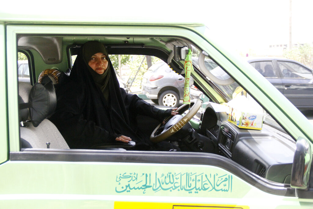 راننده تاکسی زن