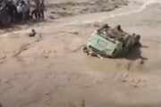 ببینید | جان‌باختن ۷ عراقی در حادثه واژگونی خودرو در رودخانه | ۳ نفر مفقود شده‌اند