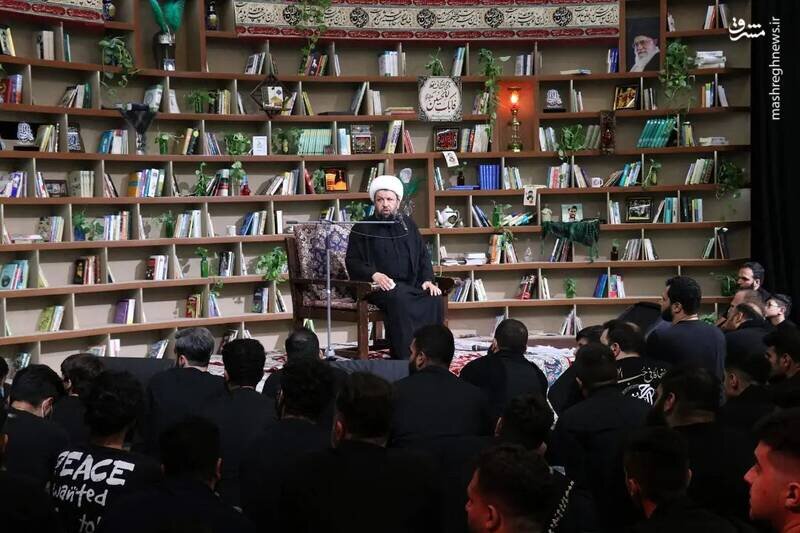 تصاویر دکور جالب و منحصربفرد هیئتالرضا با مداحی عبدالرضا هلالی