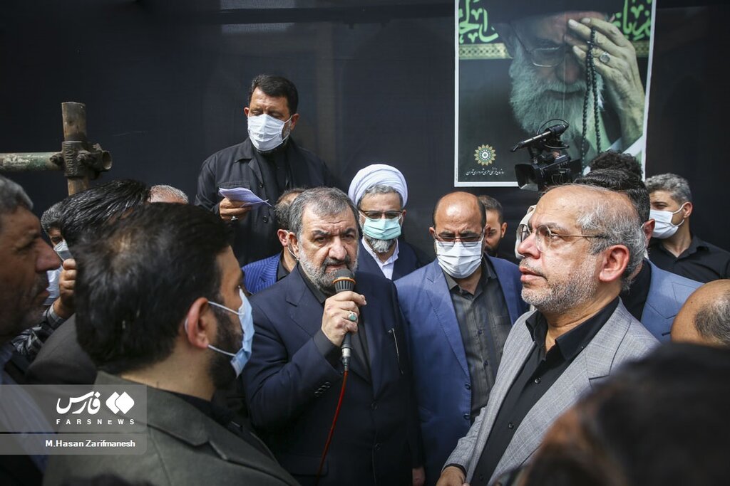 تصاویر تشییع پیکر عادل آذر با حضور مقامات و چهره ها + عکس