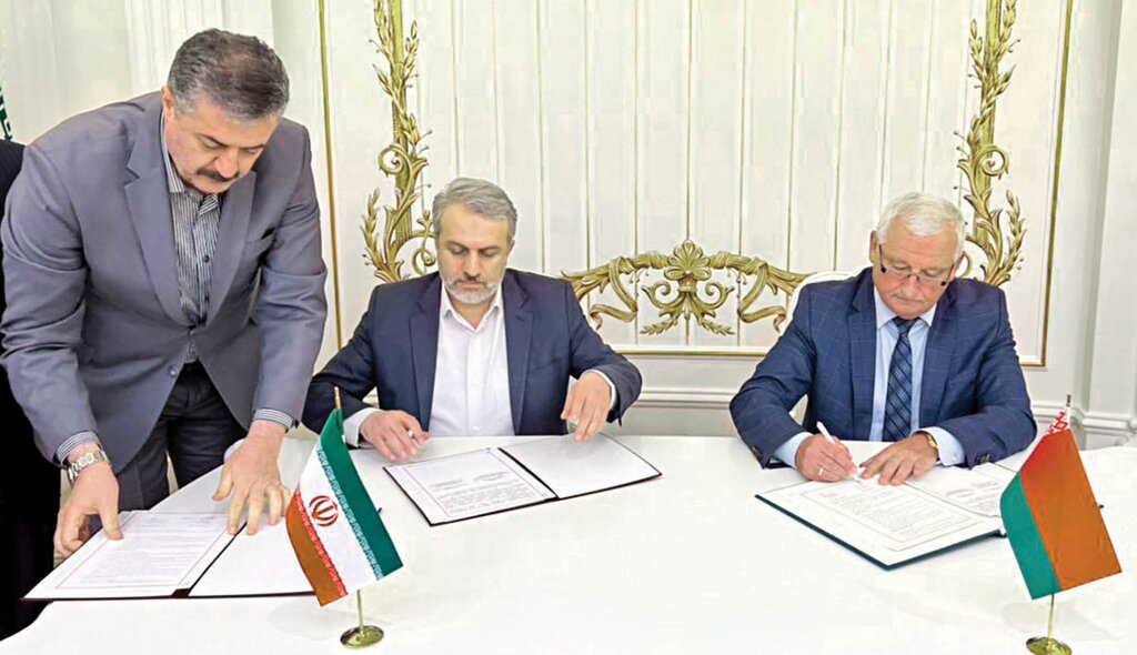 امضای تفاهم نامه ایران وبلاروس