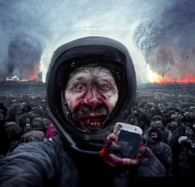 ترسناکترین سلفیهای آخرالزمانی! | دیدن این تصاویر دل شیر میخواهد