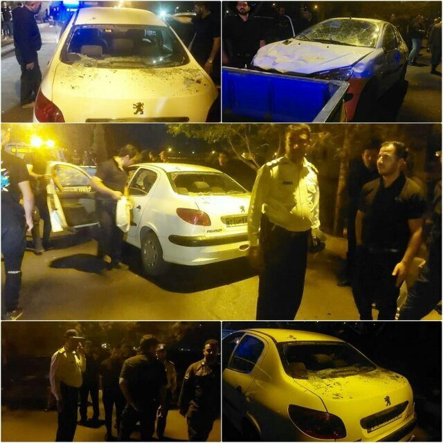 تصاویر | برخورد پژو ۲۰۶ با هیأت عزاداری | ۲۲ نفر کشته و مصدوم شدند | ۲ کودک در میان مصدومان