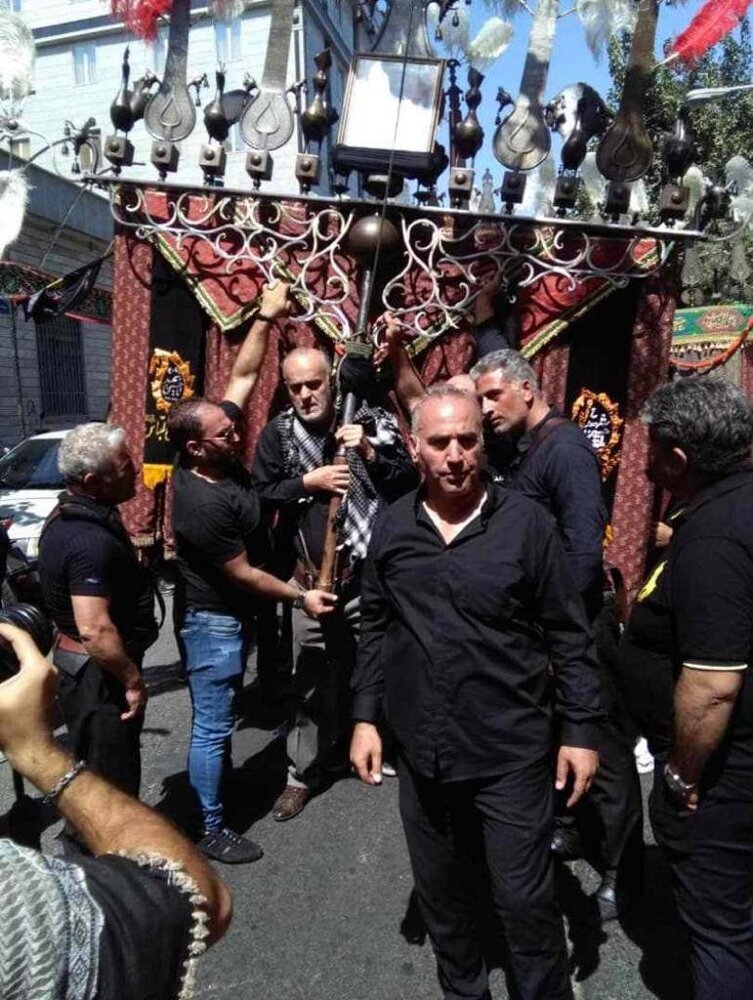 عکس | «علمکشی» دبیرکل سابق فدراسیون فوتبال ایران