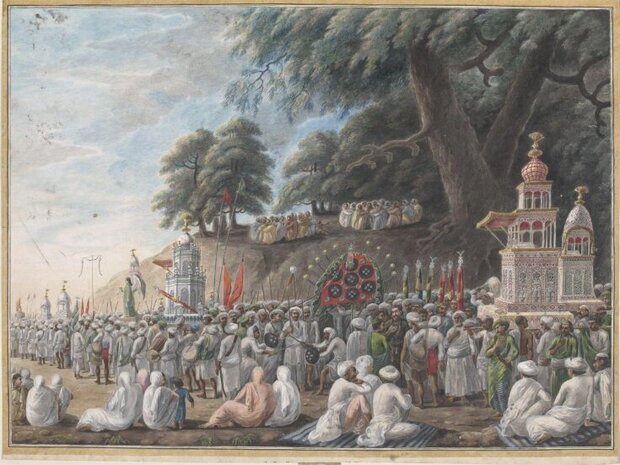 عزاداری محرم در موزه ویکتوریا و آلبرت لندن