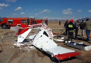 سقوط هواپیمای سبک در شیراز | هواپیما ۲ سرنشین داشت