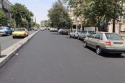 بهسازی معابر منطقه ۱۱ تهران با ۵ هزار تن آسفالت