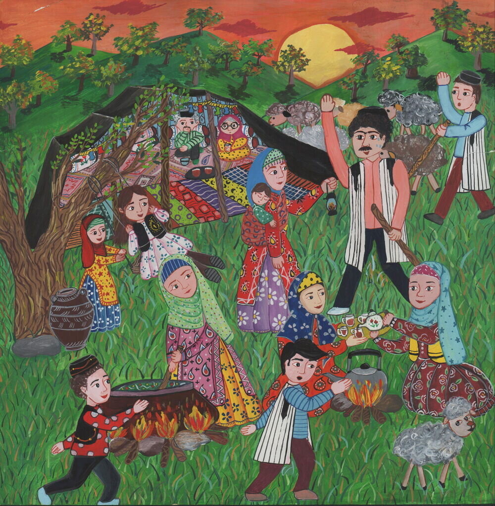 نقاشی «غروب خورشید» و جایزه برای ۸۷ نفر از اعضای کانون پرورش فکری کودکان و نوجوانان