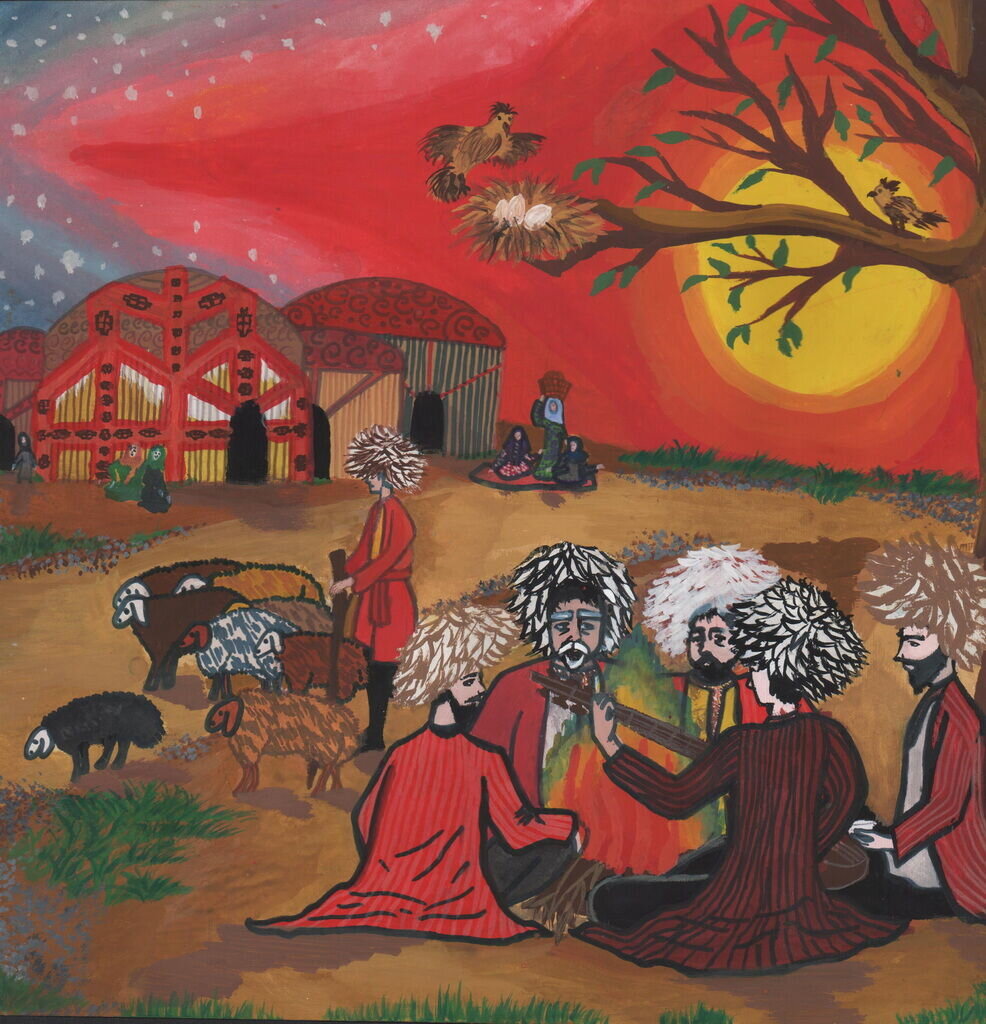 نقاشی «غروب خورشید» و جایزه برای ۸۷ نفر از اعضای کانون پرورش فکری کودکان و نوجوانان