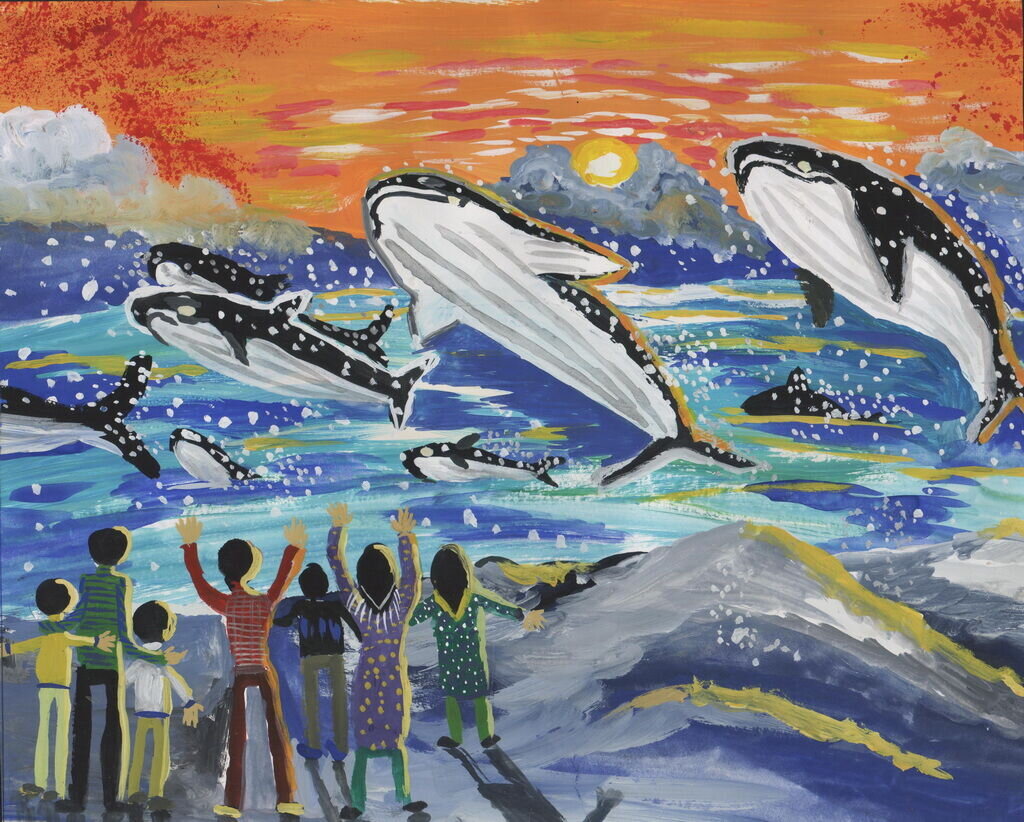 نقاشی «غروب خورشید» و جایزه برای ۸۷ نفر از اعضای کانون پرورش فکری کودکان و نوجوانان