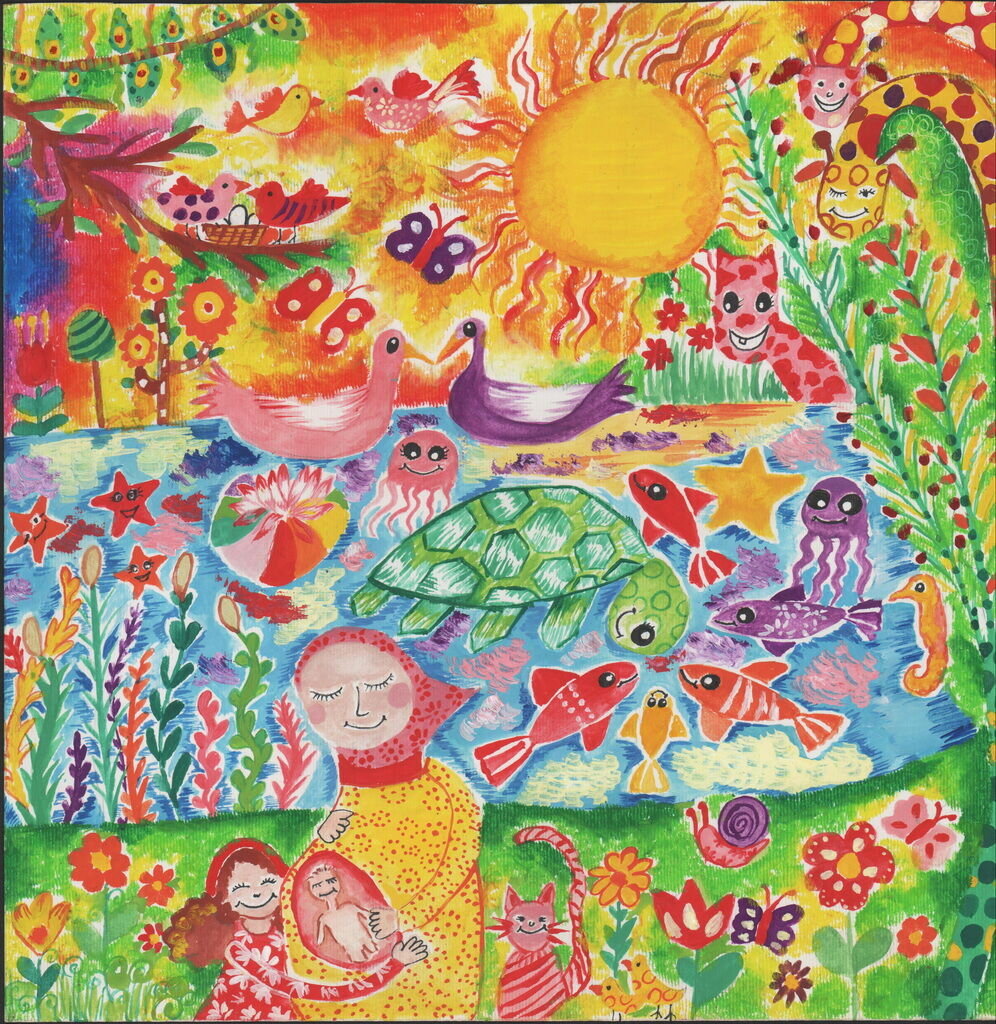 نقاشی «غروب خورشید» و جایزه برای ۸۷ نفر از اعضای کانون پرورش فکری کودکان و نوجوانان