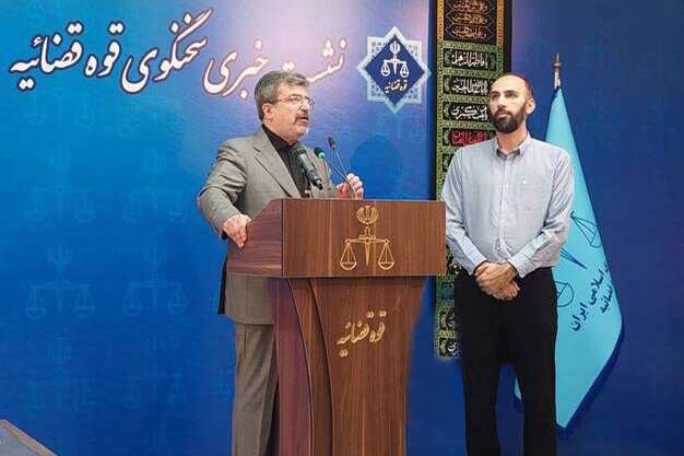 پسر حمید نوری در حضور سخنگوی قوه قضائیه