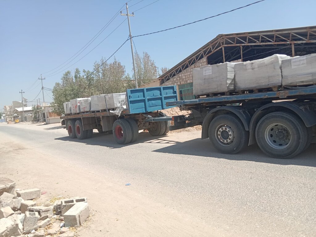 تصاویر متفاوتترین موکب ایرانی اربعین امسال | راهاندازی کارخانه یخ برای زائران کربلا