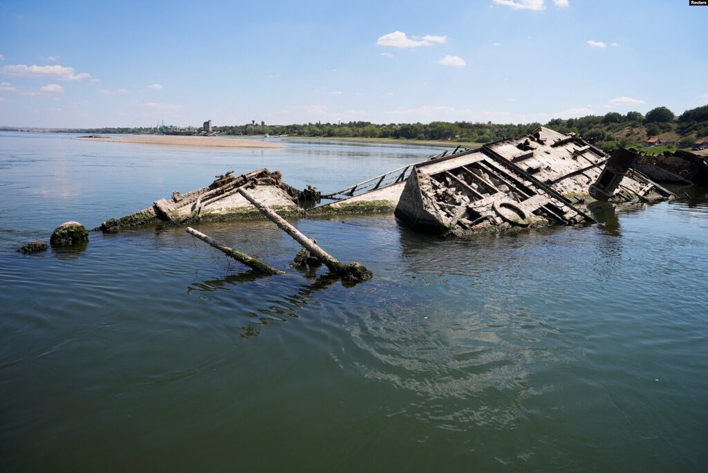 تصاویر | سر برآوردن کشتی‌های آلمانی جنگی جهانی دوم در رودخانه دانوب!
