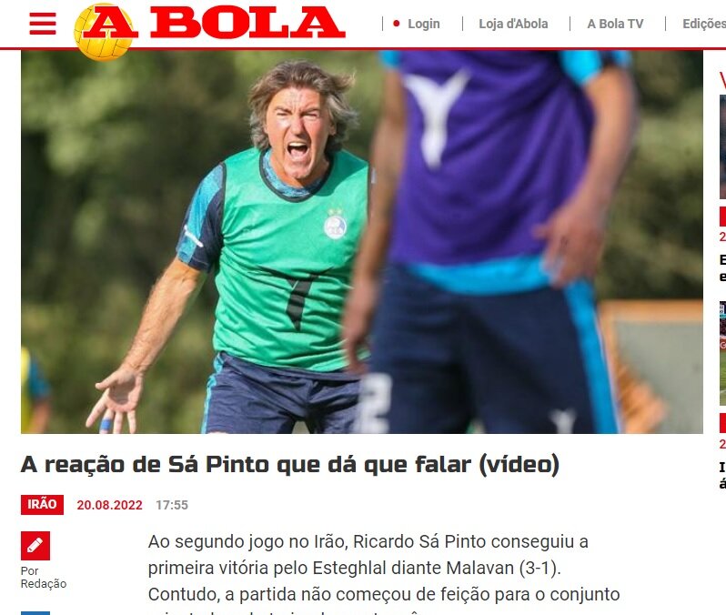 عکس | بازتاب لگد سرمربی استقلال به برانکارد هلالاحمر | رفتار ساپینتو جهانی شد