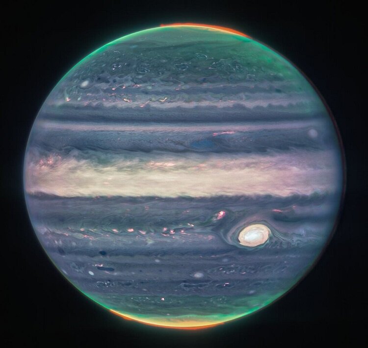 جدیدترین عکس‌های تلسکوپ فضایی جیمز وب منتشر شد | مشتری زیر ذره‌بین