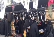 برپایی موکب «تکیه ملت» در میدان بهارستان