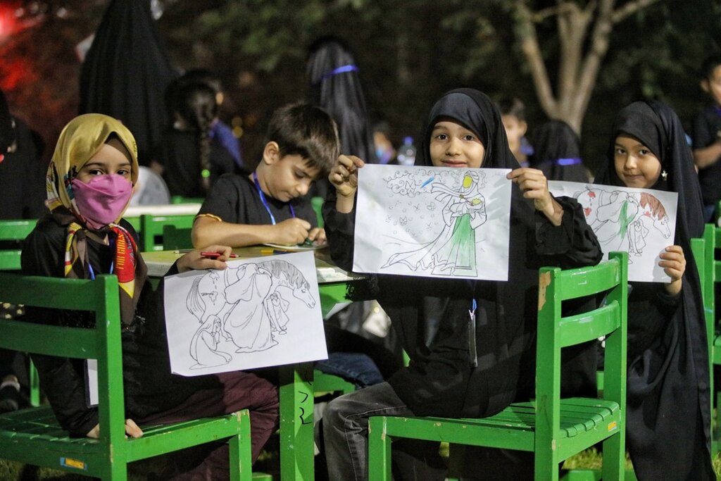 سوگواری شهرکغربیها در دهه سوم ماه محرم | کودکان اینجا سهمی دارند + تصاویر