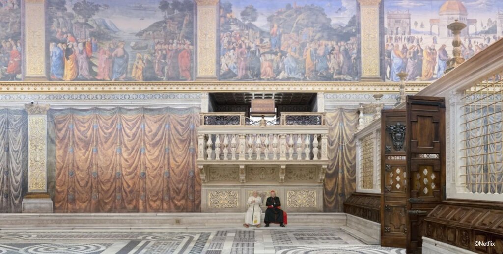 تصاویر | وقتی نتفلیکس دکور شاهکار ۵ میلیون دلاری میکلآنژی را تخریب کرد