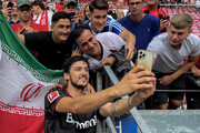 عکس |‌ لژیونر ایرانی در فوتبال اروپا مهاجم برتر شد!