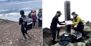 پاسخ مثبت به درخواست عجیب یک کوهنورد | پیک ماجراجو به قله ۳۸۰۰ متری رفت