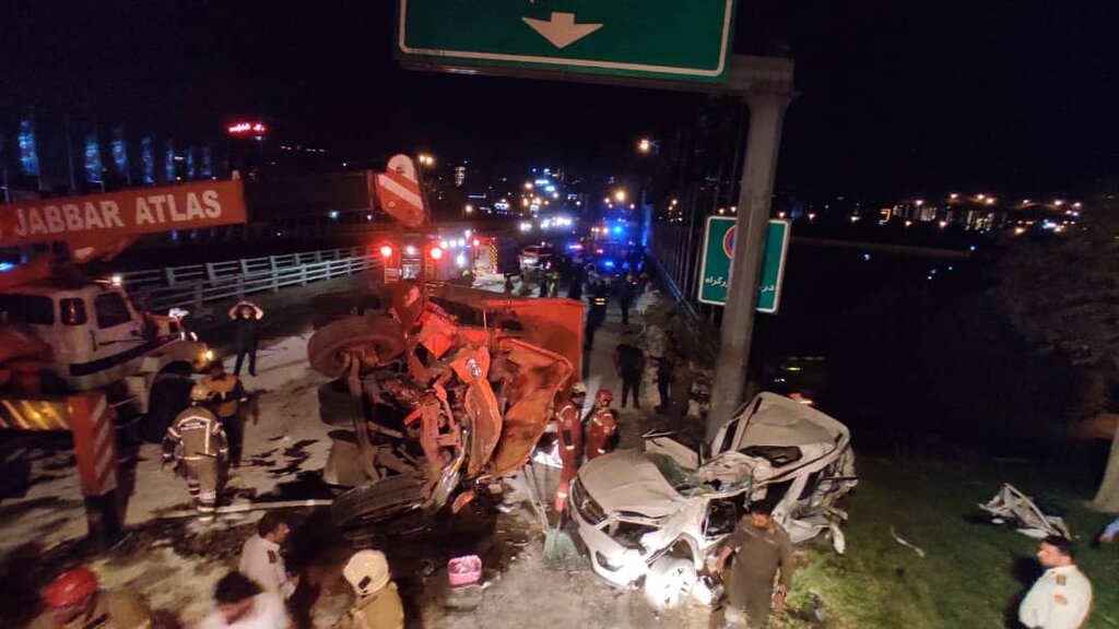 ببینید | دو تصادف مرگبار در تهران ۴ کشته به جای گذاشت | جزییات حادثه از زبان سخنگوی آتش نشانی