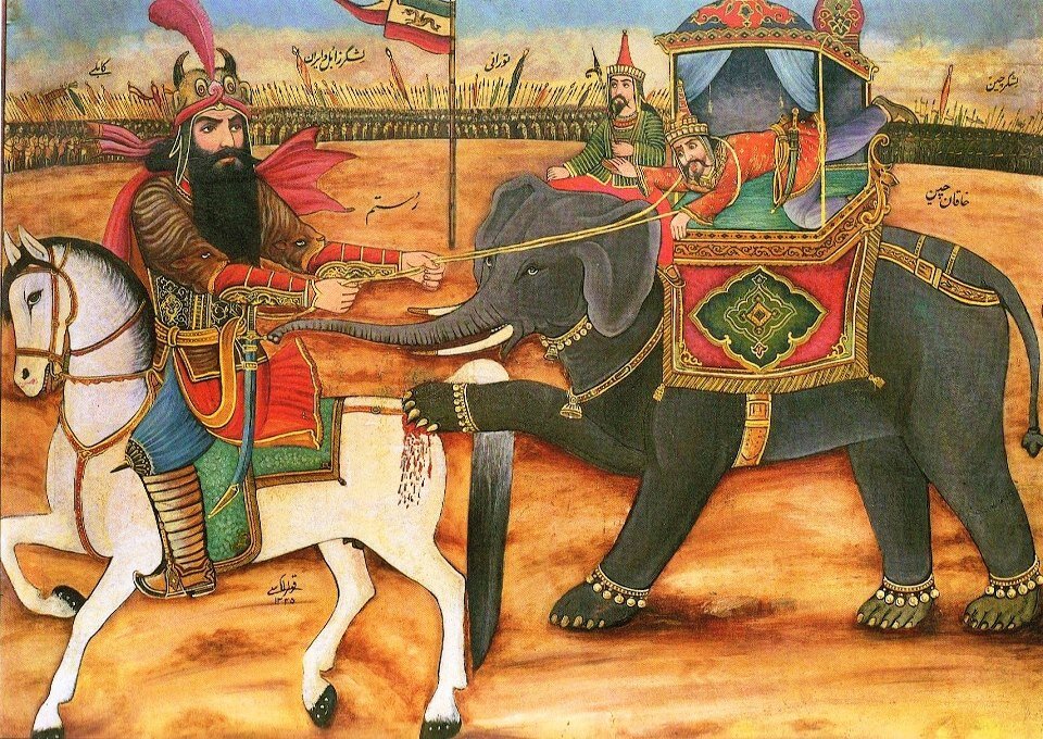 پهلوانان مورد علاقه نقاشان بزرگ چه کسانی بودند؟ | قدیمیترین نقاشیها از پهلوانان ایران کجاست؟